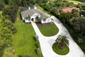 Luxury home, close to the beach and heated pool.